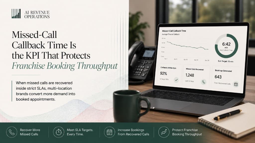 Missed-Call Callback Time Is the KPI That Protects Franchise Booking Throughput - TractionDesk