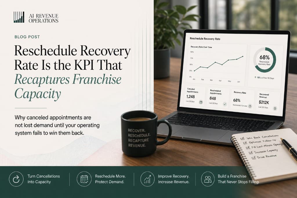Reschedule Recovery Rate Is the KPI That Recaptures Franchise Capacity — TractionDesk