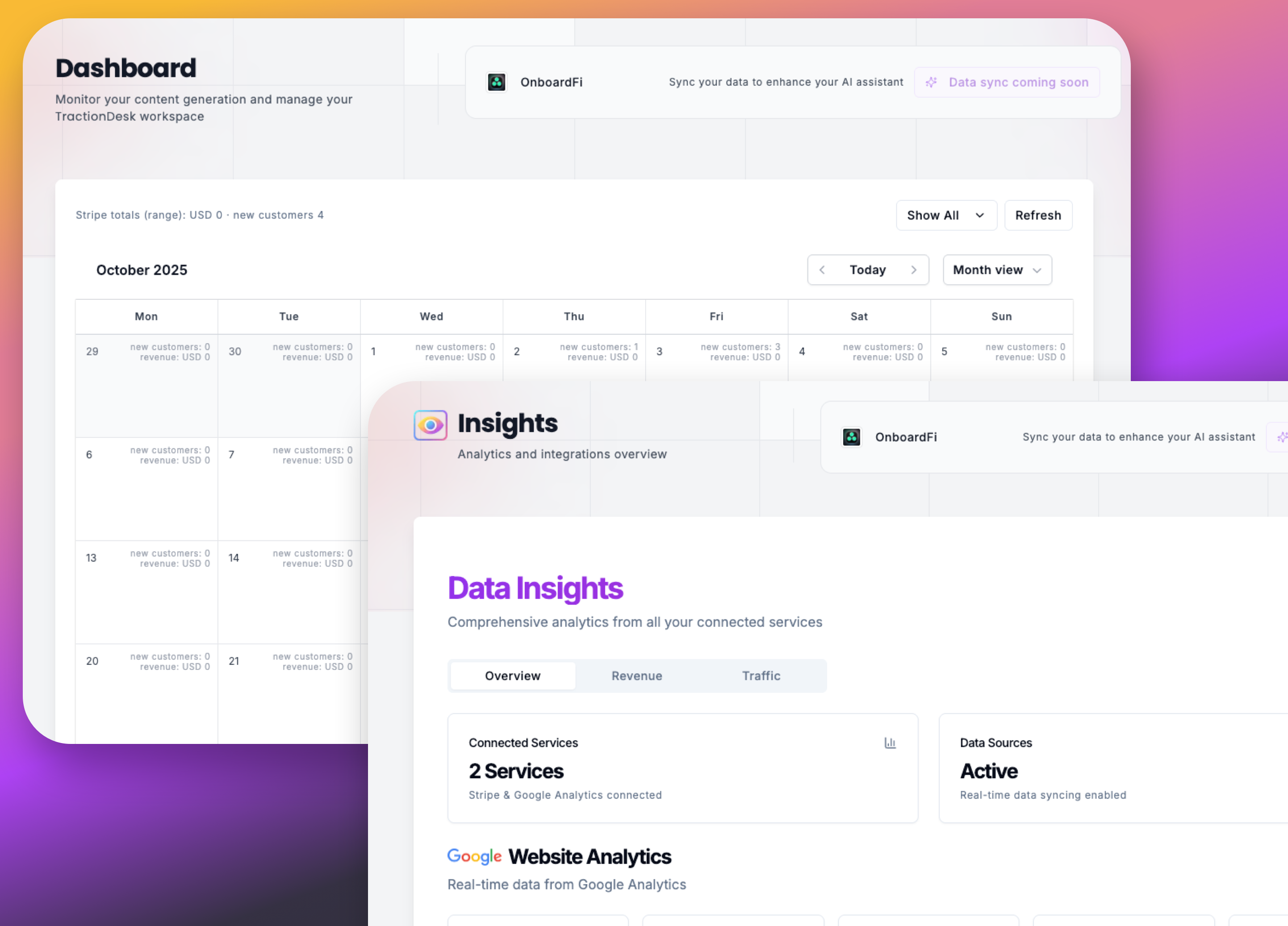 Brand insights feature
